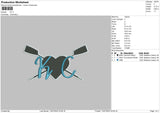 KC Embroidery File 5 sizes