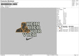 Kein Bier Embroidedry File 6 sizes