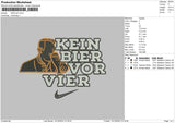 Kein Bier Embroidedry File 6 sizes