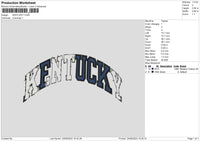 Kentuckytext Embroidery File 6 sizes