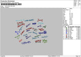 Kids Signature Embroidery File 6 sizes