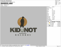 Kidunot Embroidery File 4 size