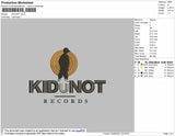 Kidunot Embroidery File 4 size