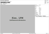 Kies Plm Embroidery File 6 sizes