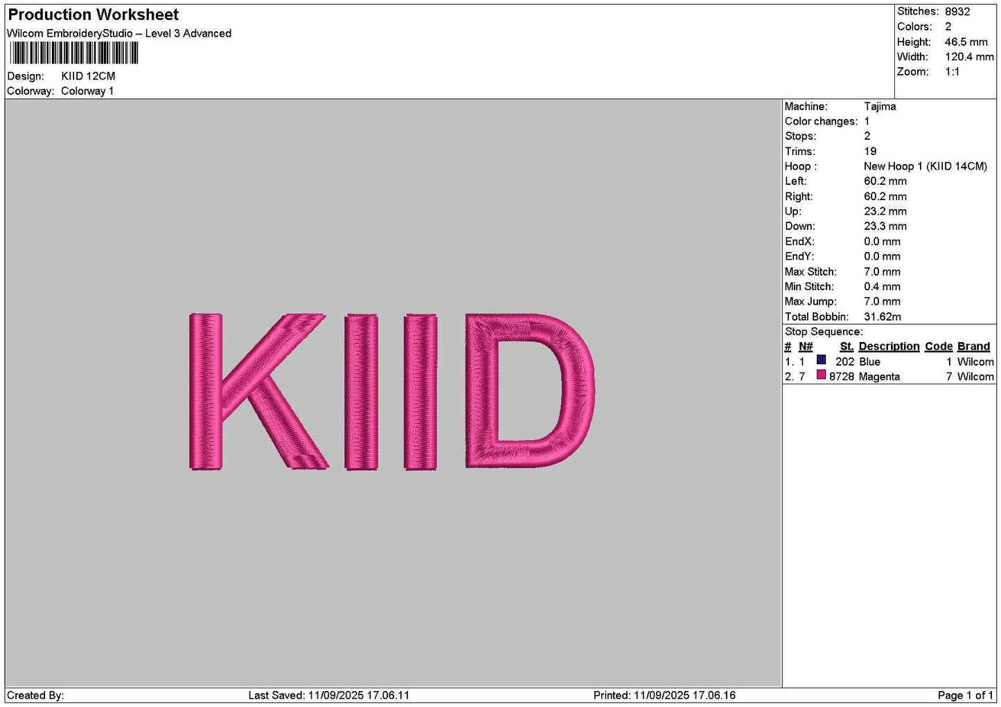 Kiidtext Embroidery 4 Files