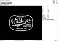 Doger Embroidery File 6 sizes