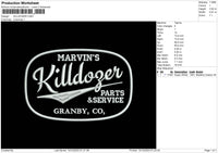Doger Embroidery File 6 sizes