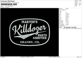 Doger Embroidery File 6 sizes