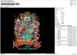 Killer Klowns Embroidery File 5 sizes