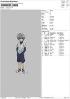 Killua Stand Embroidery File 4 size
