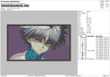 Killua Zoldyck Embroidery File 4 size