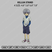 Killua Stand Embroidery File 4 size