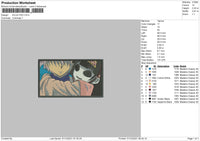 Killua HXH Embroidery File 4 size