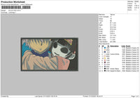 Killua HXH Embroidery File 4 size