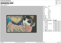 Killua HXH Embroidery File 4 size