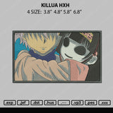 Killua HXH Embroidery File 4 size