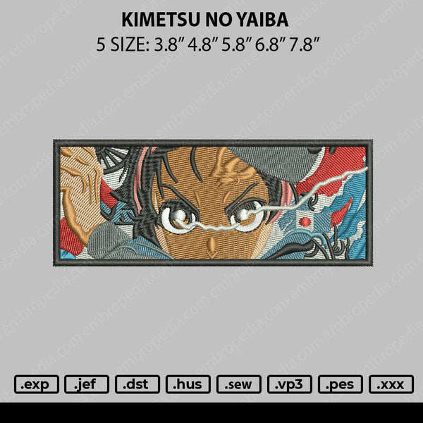Kimetsu No Yaiba 02 Embroiderry File 5 sizes