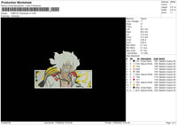 Kimetsu Rectangle V4 Embroidery File 5 sizes