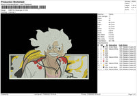 Kimetsu Rectangle V4 Embroidery File 5 sizes