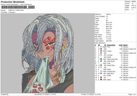 Kimetsu Yaiba Embroidery File 4 size