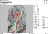 Kimetsu Yaiba Embroidery File 4 size