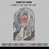 Kimetsu Yaiba Embroidery File 4 size