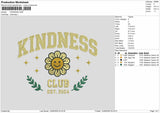 Kindnesstext 1406 Embroidery Machine Design File 6 sizes