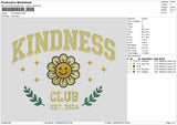 Kindnesstext 1406 Embroidery Machine Design File 6 sizes
