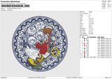 KINGDOM HEARTS NO FILL Embroidery File 6 size