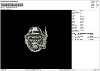 Kingkong 0908 Embroidery File 6 sizes