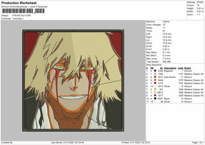 Kisuke Box Embroidery File 4 size