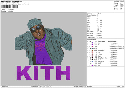 Kith EmbroideryFile 4 size