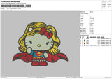 Kitty Super Embroidery File 6 sizes