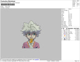 Killua Candy Embroidery File 4 size
