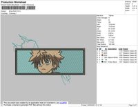 Killua Bold Embroidery File 4 size