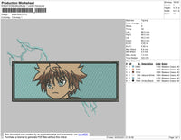 Killua Bold Embroidery File 4 size