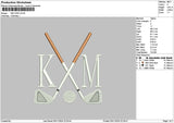 Km Stick Embroidery File 6 sizes