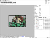 Kimetsu No Yaiba Embroidery File 4 size