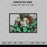 Kimetsu No Yaiba Embroidery File 4 size