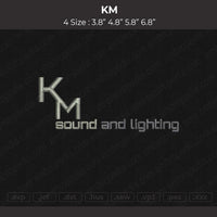 KM Embroidery File 4 size