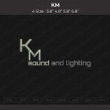 KM Embroidery File 4 size