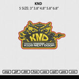 KND Embroidery File 5 sizes