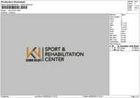 Kn Text V1 Embroidery File 6 sizes