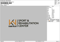 Kn Text V1 Embroidery File 6 sizes