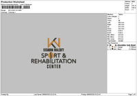 Kn Text V2 Embroidery File 6 sizes