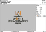 Kn Text V2 Embroidery File 6 sizes