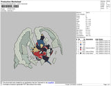 Konan Embroidery File 4 size