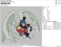 Konan Embroidery File 4 size