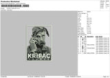 Kripac Shakur Embroidery File 4 sizes
