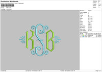 Ksbtext Embroidery File 6 sizes